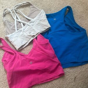 Lulu lemon extra small tops bundle of 3